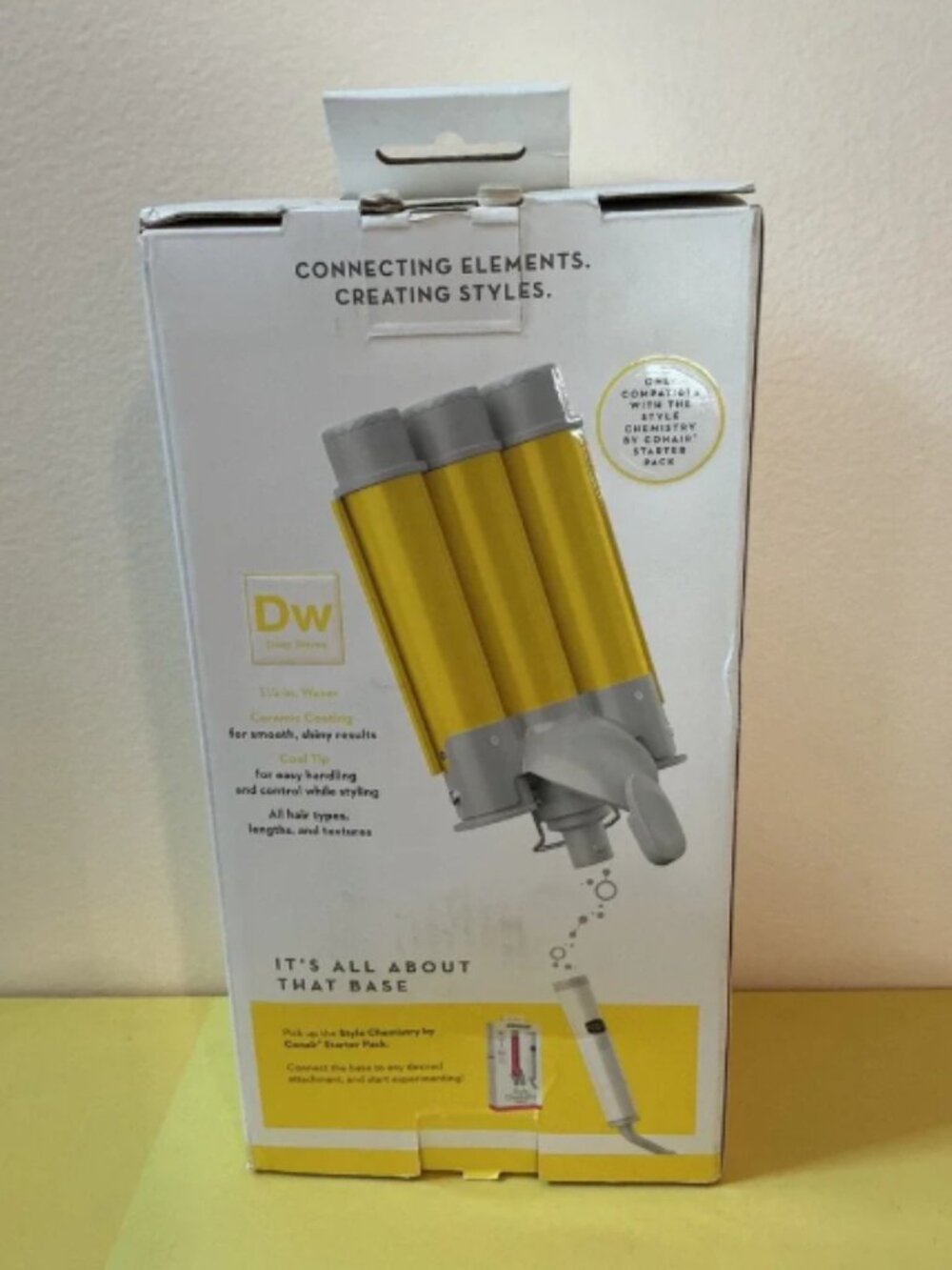 Conair Style Chemistry Deep Waves 1 1/4 Inch Curling Iron Attachment Ceramic